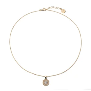 6834 COLLANA LEGAMI IN ARGENTO DORATO 'LOVE' - Gioielleria Nicolis